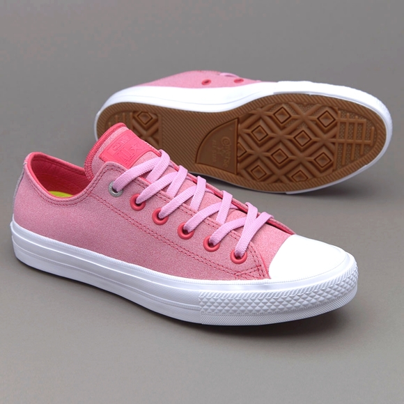 Converse Shoes - CHUCK TAYLOR CONVERSE All Star II Pink Low Sneakers NEW 9